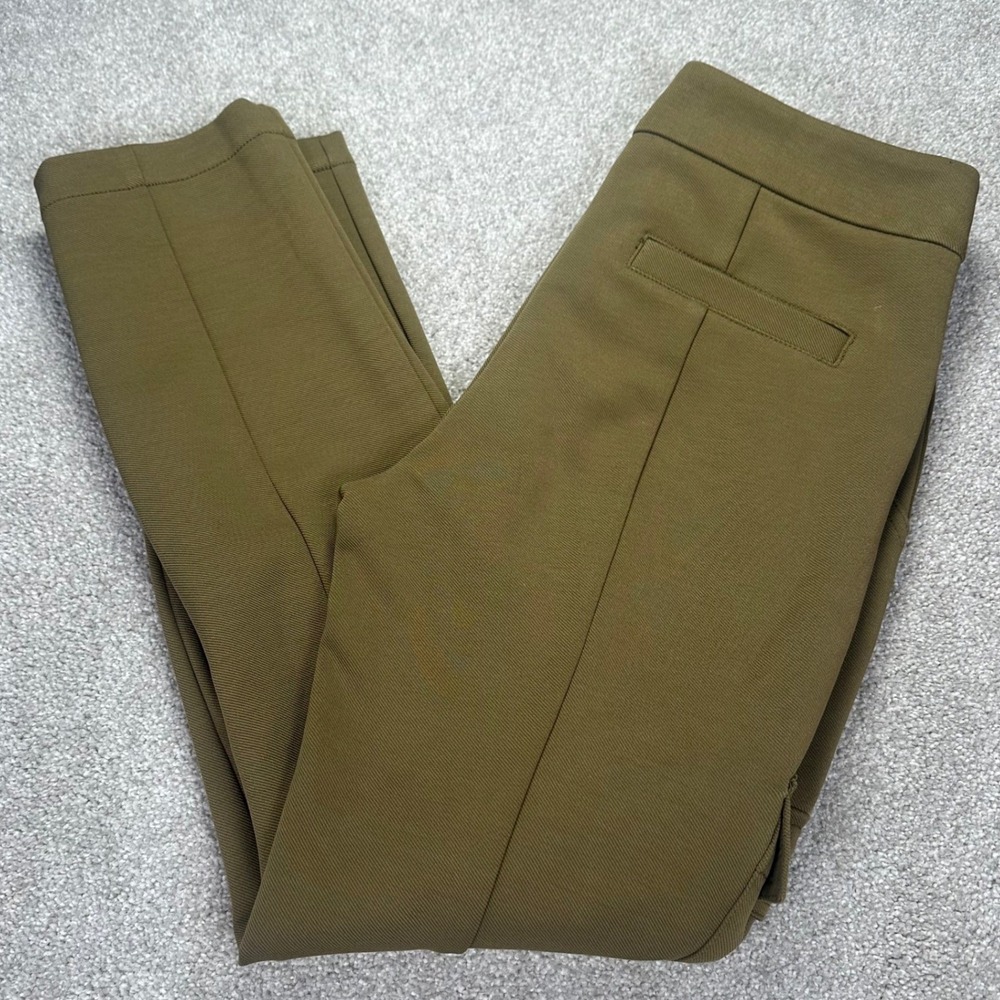 Anthropologie The Essential Slim Cargo Pants Olive Green Size 4